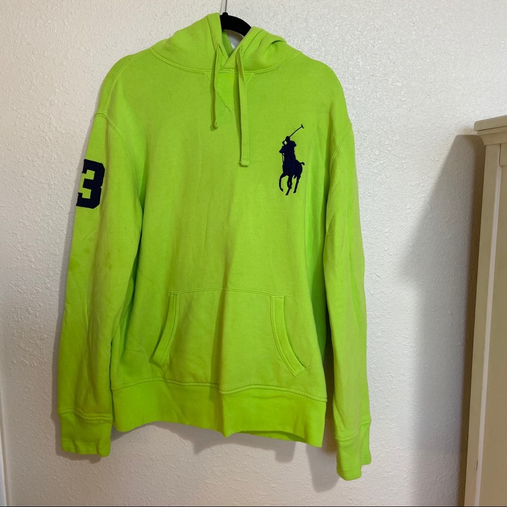 Neon polo hoodie